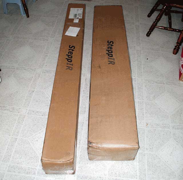 Two boxed as delivered by UPS